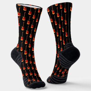 Personalisiertes E-Gitarren-Monogramm Socken