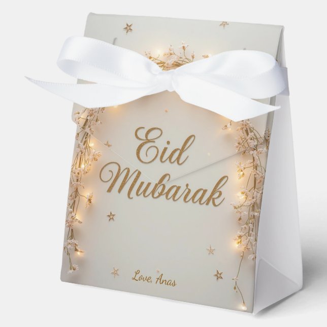 Personalisiertes Eid Mubarak  Geschenkschachtel (Vorderseite)