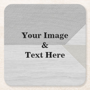 Personalisiertes Eigenes Foto Holz Rechteckiger Pappuntersetzer