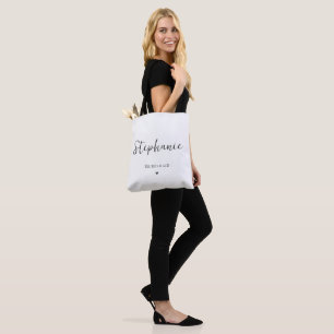 Personalisiertes einfaches Bridesmaid Tote Bag-Ges