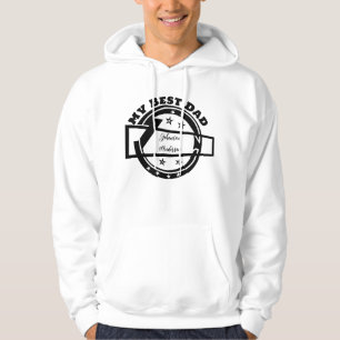 Personalisiertes einfaches Cooles Logo Mein bester Hoodie