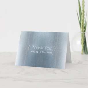Personalisiertes, einfaches Elegant Vielen Dank Bl Dankeskarte