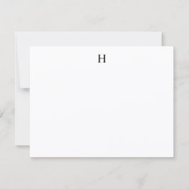 Personalisiertes Einfaches Elegantes Minimalistisc Mitteilungskarte