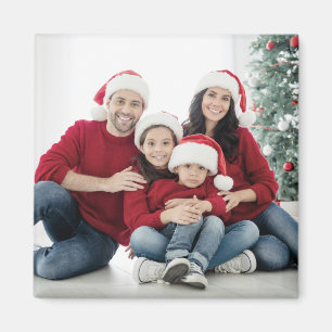 Personalisiertes einfaches Familienfoto Magnet