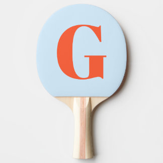 Personalisiertes einfaches fettes Monogramm Soft B Tischtennis Schläger