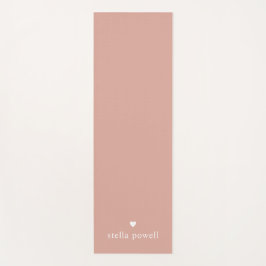 Personalisiertes Einfaches Herz Yogamatte