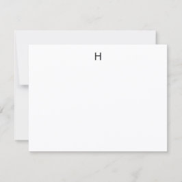 Personalisiertes einfaches modernes minimalistisch mitteilungskarte