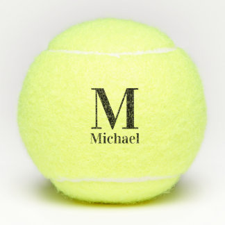 Personalisiertes einfaches Monogramm Tennisbälle