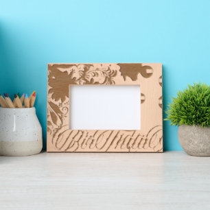 Personalisiertes eingraviertes Bild, Foto "Frame S Geätzte Rahmen