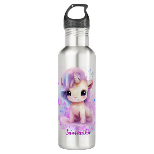 Personalisiertes Einhorn-Design Edelstahlflasche