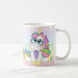 Personalisiertes Einhorn Kaffeetasse