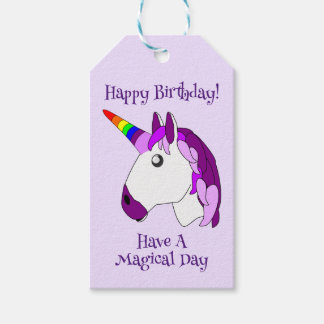 Personalisiertes Einhorndesign Geschenkanhänger