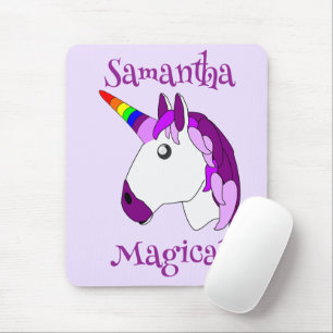 Personalisiertes Einhorndesign Mousepad
