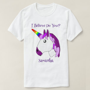 Personalisiertes Einhorndesign T-Shirt