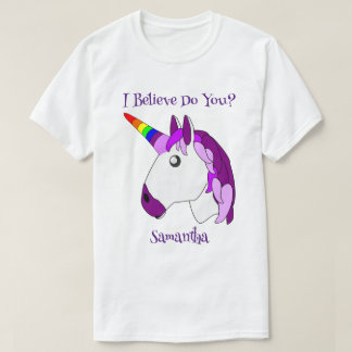 Personalisiertes Einhorndesign T-Shirt