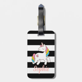 Personalisiertes Einhorngepäck Gepäckanhänger