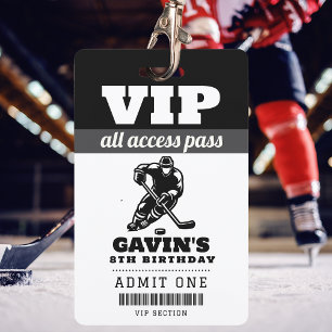 Personalisiertes Eishockey-Geburtstagsgeschenk MVP Ausweis