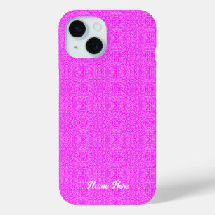 Personalisiertes elegantes Abstraktes rosa Muster Case-Mate iPhone Hülle