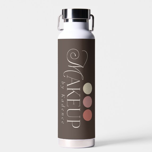 Personalisiertes Elegantes Fertiges Logo Make-up-A Trinkflasche (Vorne)