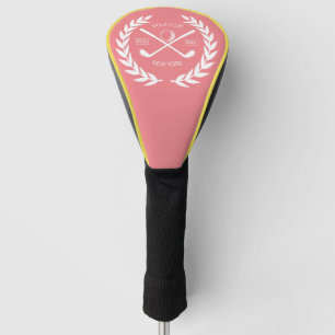 Personalisiertes Elegantes Golf Club Logo Headcover