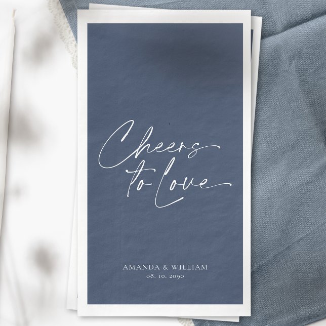 Personalisiertes elegantes Hochzeitspapierhandtuch Serviette (Von Creator hochgeladen)