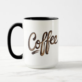 Personalisiertes elegantes Kaffeemongramm Tasse