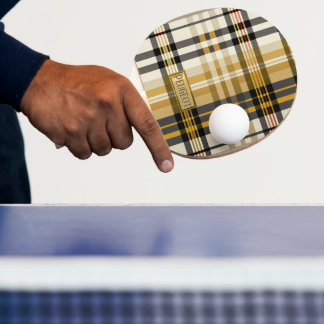 Personalisiertes Elegantes klassisches Tan und Tau Tischtennis Schläger
