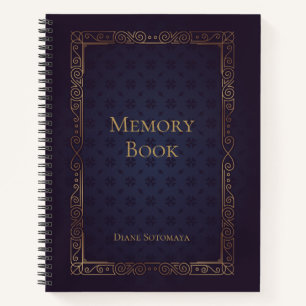 Personalisiertes elegantes Memory-Book-Notebook Notizbuch