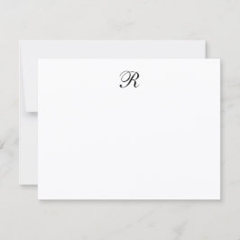 Personalisiertes Elegantes Minimalistisches Skript Mitteilungskarte