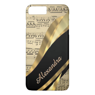 Personalisiertes elegantes Musikblatt Case-Mate iPhone Hülle