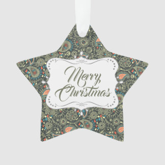 Personalisiertes elegantes Muster Ornament