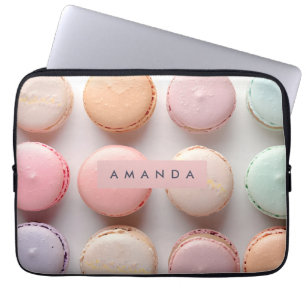 Personalisiertes Elegantes Pastell-Macaron Laptopschutzhülle