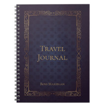Personalisiertes elegantes Reisejournal