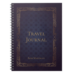 Personalisiertes elegantes Reisejournal Notizblock