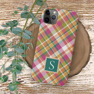 Personalisiertes Elegantes Sommer-Karomuster Case-Mate iPhone Hülle