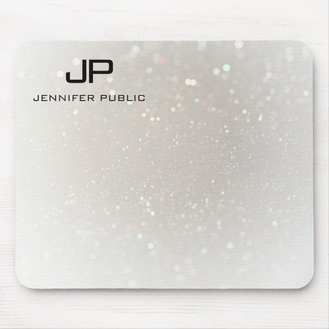 Personalisiertes elegantes Template glamourös mode Mousepad (Vorne)