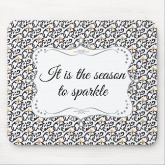 Personalisiertes elegantes Weihnachtsmuster Mousepad
