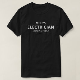 Personalisiertes Elektriker-Geschenk für Männer Lu T-Shirt