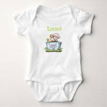 Personalisiertes Emma Level Up Baby Bodysuit