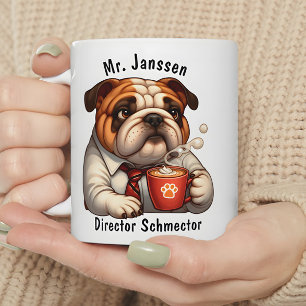 Personalisiertes englisches Bulldog Coffee Tasse F