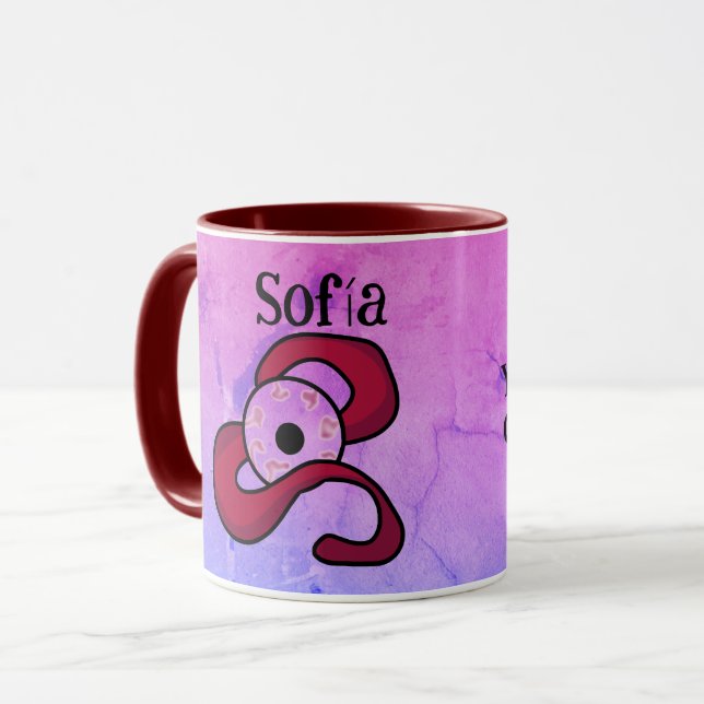 Personalisiertes, engmatisches Auge Tasse (Vorderseite Links)