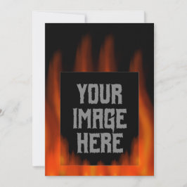 Personalisiertes Epic Fire Foto