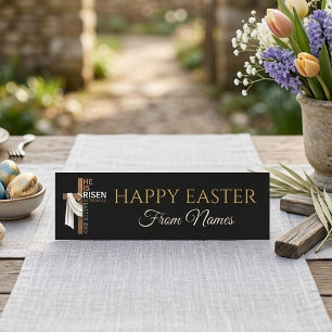 Personalisiertes Er ist auferstanden Frohe Ostern  Namensschild