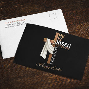 Personalisiertes Er ist auferstanden Frohe Ostern Postkarte