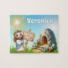 Personalisiertes Er ist auferstanden Ostern Puzzle
