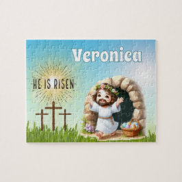 Personalisiertes Er ist auferstanden Ostern Puzzle