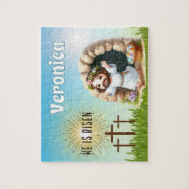 Personalisiertes Er ist auferstanden Ostern Puzzle