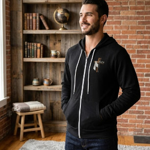 Personalisiertes Er ist auferstanden Vintage-Oster Hoodie
