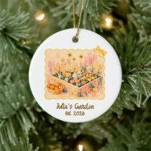 Personalisiertes Erinnerungs-Gartengeschenk. Abstr