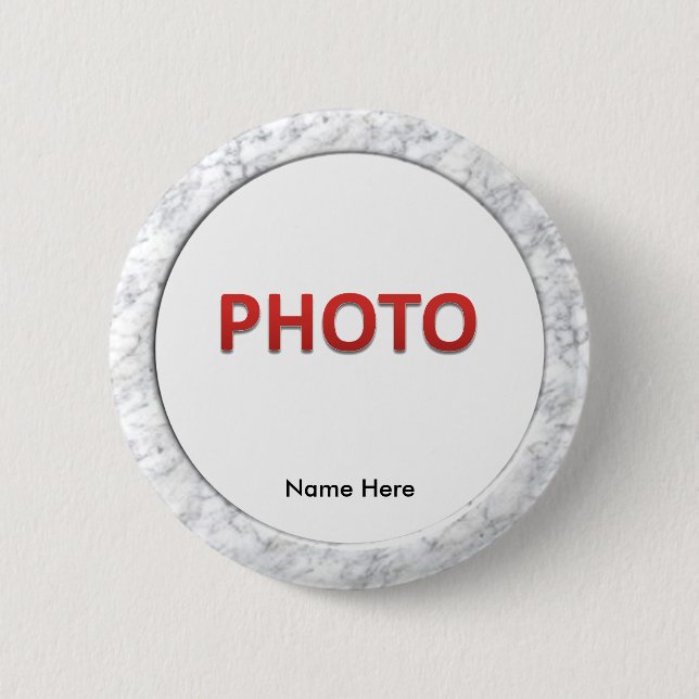 Personalisiertes ErinnerungsFoto Button (Vorderseite)